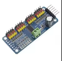 16 Channel 12-bit PWM/Servo Driver-I2C interface PCA9685 module Raspberry pi shield module servo shield – KSH 400 at HIMASTORES Mombasa, Kenya – Top quality motors in Kenya. Best electronics shop in Kenya for Arduino, ESP32, Raspberry Pi, sensors and IoT devices.