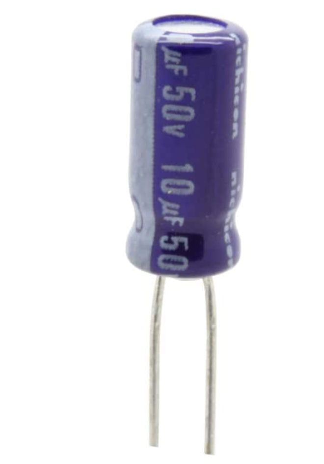 10UF 50V Aluminum Electrolytic Capacitor – KSH 20 at HIMASTORES Mombasa – best electronics in Kenya