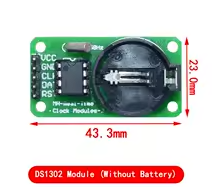 DS1302 Precision RTC Real Time Clock Memory Module For Arduino new original – KSH 300 at HIMASTORES Mombasa, Kenya – Top quality modules in Kenya. Best electronics shop in Kenya for Arduino, ESP32, Raspberry Pi, sensors and IoT devices.