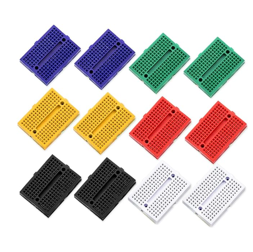 170 Point Mini Breadboard ， Small Solderless Breadboard with Adhesive On the Back for Arduino – KSH 50 at HIMASTORES Mombasa, Kenya – Top quality connectors in Kenya. Best electronics shop in Kenya for Arduino, ESP32, Raspberry Pi, sensors and IoT devices.