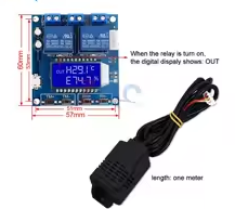 XY-TR01 SHT20 Humidity Temperature Controller DC 12V Hygrometer Thermometer Thermostat Humidistat LCD Digit Display Relay Module – KSH 2,000 at HIMASTORES Mombasa – best electronics in Kenya - View 4