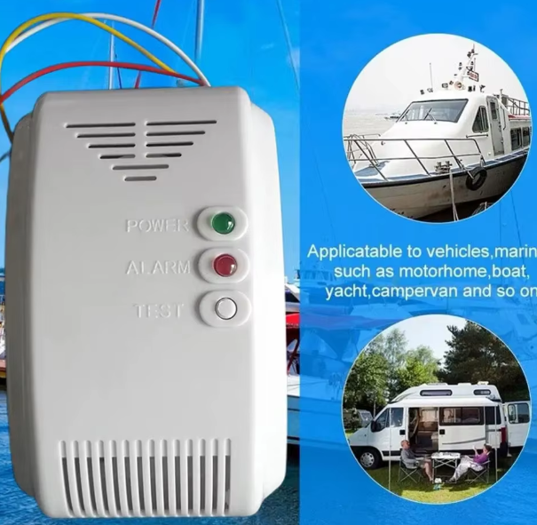 Propane Butane Sensor 12V Gas Detector Sensor Alarm LPG Natural Motor Home Camper Marine LED Flash Alarm Sound – KSH 2,000 at HIMASTORES Mombasa – best electronics in Kenya - View 2