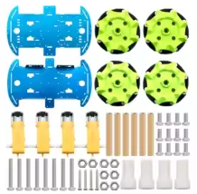 4WD Mecanum Wheel Smart Robot Car Aluminum Chassis Kit For Arduino Raspberry – KSH 2,200 at HIMASTORES Mombasa – best electronics in Kenya - View 3