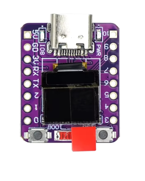 ESP32-C3 OLED development board with 0.42 inch OLED module ceramic antenna wifi Bluetooth ESP32 supermini development board – KSH 1,200 at HIMA STORES Mombasa – Top quality microcontrollers. Best electronics in Kenya. Shop now for Arduino, ESP32, sensors and IoT devices. - View 4