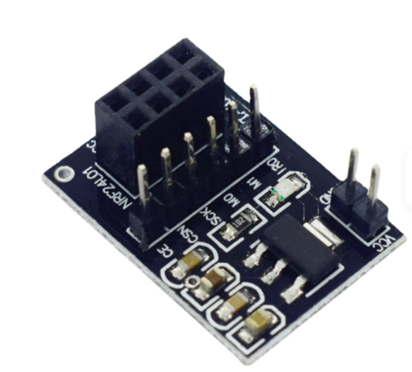 NRF24L01 Wireless adapter Module 3.3V New Socket Adapter plate Board 8Pin For arduino Robot Car 24L01 Wireless Module – KSH 500 at HIMA STORES Mombasa – Top quality connectors. Best electronics in Kenya. Shop now for Arduino, ESP32, sensors and IoT devices. - View 4