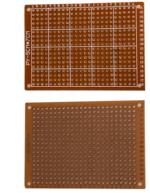 Dotted Veroboard (Perforated Prototyping Board) – KSH 70 at HIMA STORES Mombasa – Top quality connectors. Best electronics in Kenya. Shop now for Arduino, ESP32, sensors and IoT devices. - View 4