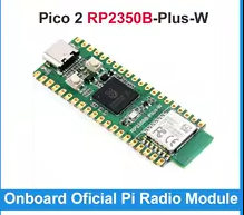 Alternate view of Raspberry Pi Pico 2 RP2350 RP2350B-Plus-W Development Board WiFi Bluetooth Radio Module 2