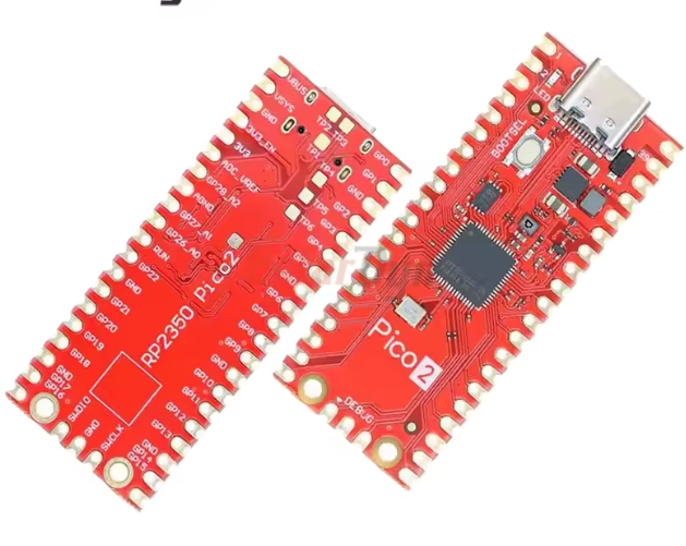 Alternate view of RP2350 PICO2 Development Board TYPE-C USB RP2350A Chip Microcontroller Compatible With Raspberry Pi PICO 2