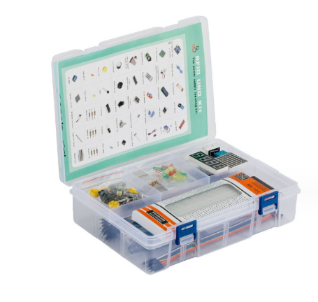 Alternate view of ARDUINO STARTER KIT RFID for Learning Kit Official Version Starter Kit Stepper Motor Steering Gear Development Board Experimental Set Primitive