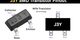 Alternate view of 2pcs TRANSISTOR S8050 SOT23 0.5A 40V J3Y