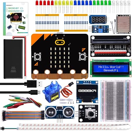 Basic Starter Kit for BBC Micro:bit (V2 Included), Blocks and Python Code, Multiple Sensors Project Examples, Detailed Tutorial Included – KSH 5,500 at HIMA STORES Mombasa – Top quality EDUCATIONAL STAETER KITS. Best electronics in Kenya. Shop now for Arduino, ESP32, sensors and IoT devices. - View 4