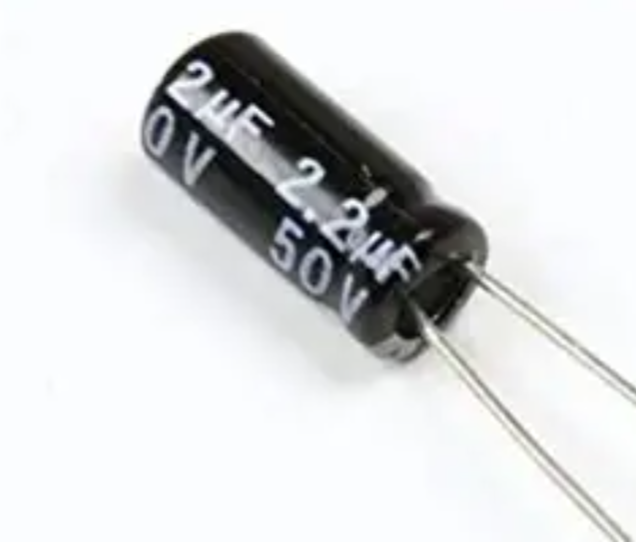 2.2uf 50v Aluminum Electrolytic Capacitor – KSH 20 at HIMASTORES Mombasa – best electronics in Kenya