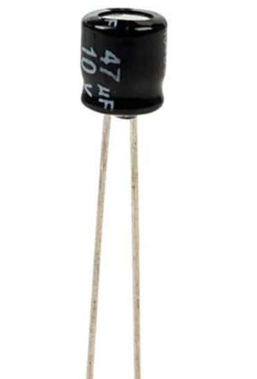 47UF 10V Aluminum Electrolytic Capacitor – KSH 20 at HIMASTORES Mombasa – best electronics in Kenya