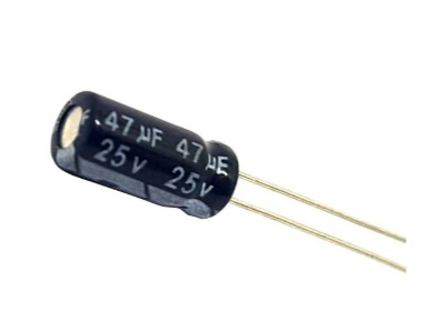 47UF 25V Aluminum Electrolytic Capacitor – KSH 20 at HIMASTORES Mombasa – best electronics in Kenya