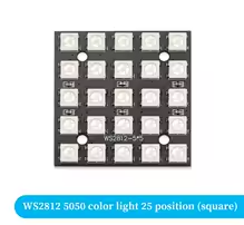 5V   25 BITS  SQUARE WS2812 5050 RGB LED Ring Lamp Light + Integrated Drivers For Arduino Diy – KSH 250 at HIMASTORES Mombasa, Kenya – Top quality displays in Kenya. Best electronics shop in Kenya for Arduino, ESP32, Raspberry Pi, sensors and IoT devices.