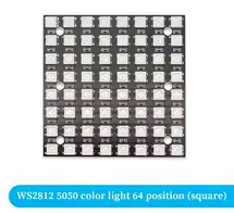 5V   64 BITS  SQUARE WS2812 5050 RGB LED Ring Lamp Light + Integrated Drivers For Arduino Diy – KSH 350 at HIMASTORES Mombasa, Kenya – Top quality displays in Kenya. Best electronics shop in Kenya for Arduino, ESP32, Raspberry Pi, sensors and IoT devices.