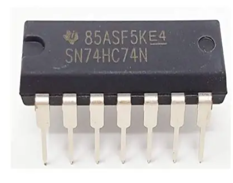74HC74 LOGIC GATE IC (INTEGRATED CIRCUIT) – KSH 150 at HIMASTORES Mombasa, Kenya – Top quality intergrated circuits in Kenya. Best electronics shop in Kenya for Arduino, ESP32, Raspberry Pi, sensors and IoT devices.