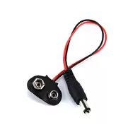 9V DC Battery Power Cable Plug Clip Barrel Jack Connector for Arduino DIY I T type – KSH 30 at HIMASTORES Mombasa, Kenya – Top quality connectors in Kenya. Best electronics shop in Kenya for Arduino, ESP32, Raspberry Pi, sensors and IoT devices.