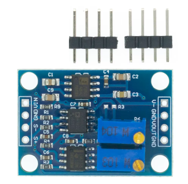 AD620 Microvolt MV Voltage Amplifier Signal Instrumentation Module Board 3-12VDC – KSH 700 at HIMASTORES Mombasa, Kenya – Top quality amplifiers in Kenya. Best electronics shop in Kenya for Arduino, ESP32, Raspberry Pi, sensors and IoT devices.