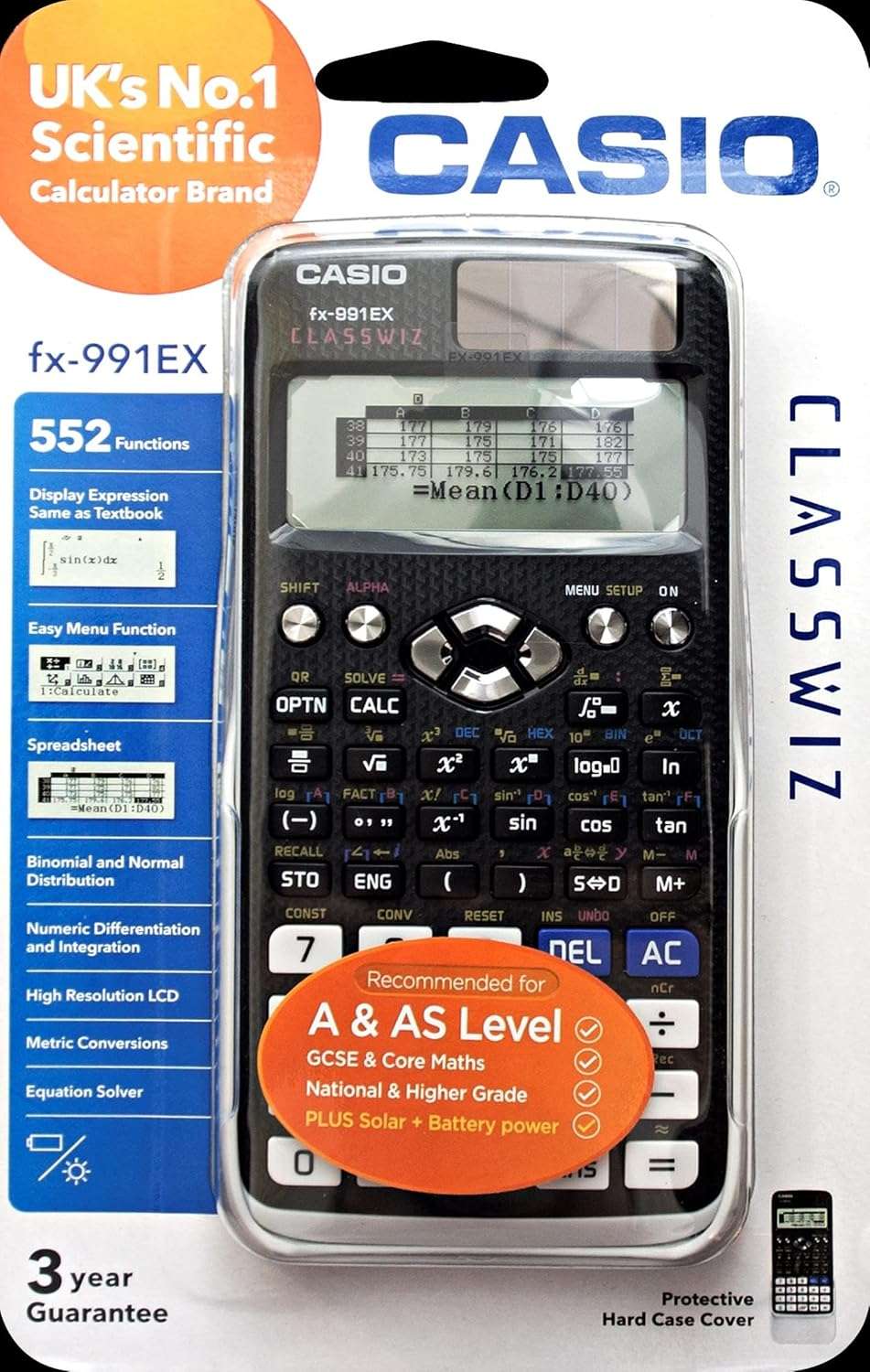 CASIO FX-991EX Advanced Engineering Scientific Calculator - Precision ...