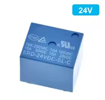 SRD-24VDC- 10A 250VAC 5PIN RELAY – KSH 70 at HIMASTORES Mombasa, Kenya – Top quality relays in Kenya. Best electronics shop in Kenya for Arduino, ESP32, Raspberry Pi, sensors and IoT devices.