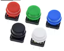 Tactile Push Button Switch Momentary 12*12*7.3MM Micro switch button +  Tact Cap – KSH 40 at HIMASTORES Mombasa – best electronics in Kenya