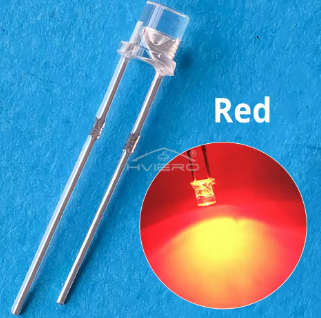 RED 5mm Flat Top LED Diode Lights Bright Bulb Lamps Electronics Components Indicator Light Emitting Diodes – KSH 5 at HIMA STORES Mombasa – Top quality displays. Best electronics in Kenya. Shop now for Arduino, ESP32, sensors and IoT devices.