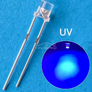 ULRA VIOLET UV 5mm Flat Top LED Diode Lights Bright Bulb Lamps Electronics Components Indicator Light Emitting Diodes – KSH 5 at HIMA STORES Mombasa – Quality electronics in Kenya