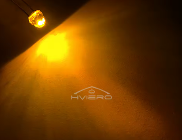 YELLOW 5mm Straw Hat Led Water Clear Bright Wides Angle Emitting Diode Bulbs DIY Lights Bead – KSH 5 at HIMA STORES Mombasa – Quality electronics in Kenya