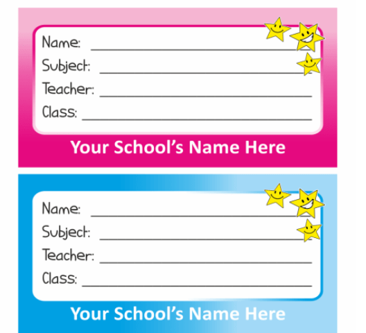 school-name- tag stickers