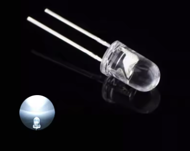 WHITE High quality Transparent Round 5mm Super Bright Water Clear Light LED Bulbs Emitting Diode – KSH 5 at HIMA STORES Mombasa – Top quality displays. Best electronics in Kenya. Shop now for Arduino, ESP32, sensors and IoT devices.