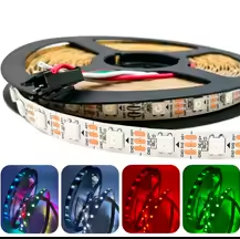 WS2812B Leds Smart RGB Pixel Strip 5v 60Leds Led Strip Black/White PCB IP30 Individually Addressable IC Led Light 5m – KSH 3,500 at HIMA STORES Mombasa – Top quality displays. Best electronics in Kenya. Shop now for Arduino, ESP32, sensors and IoT devices.